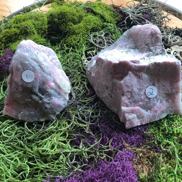 Rare, Unicorn Stone, raw natural unicorn stone chunk, lepidolite, smoky quartz - Picture 4 of 13